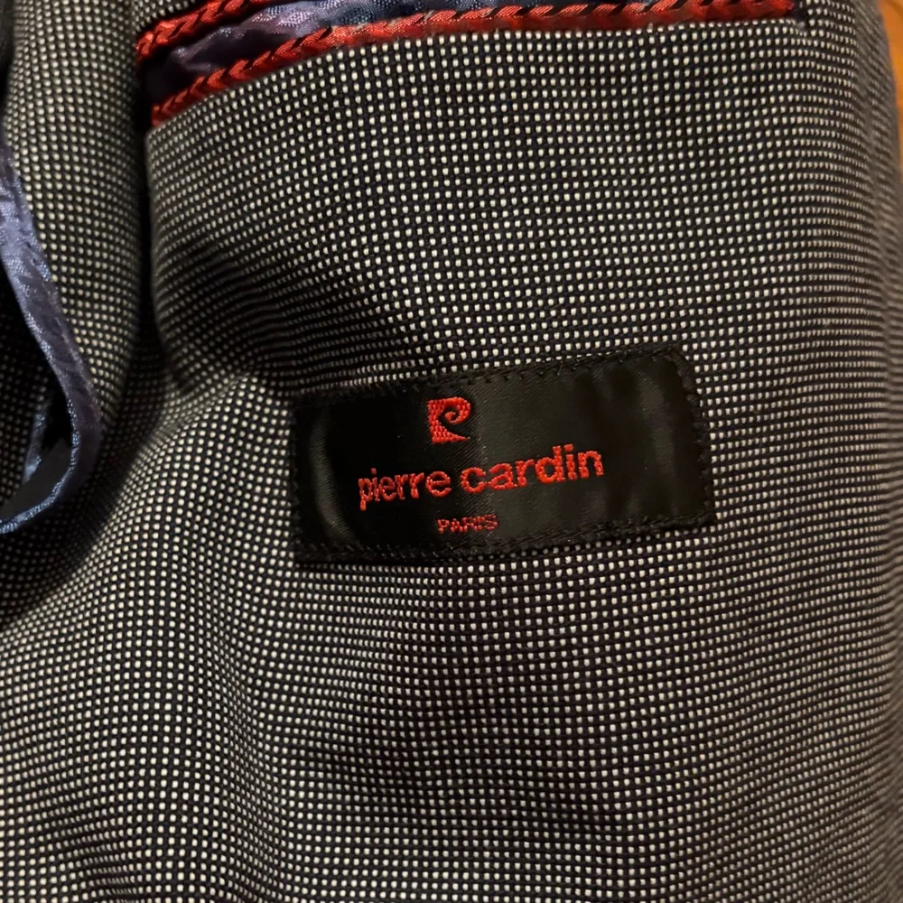 Pierre Cardin Gray Blazer with Elbow Patches - Picture 5 of 6